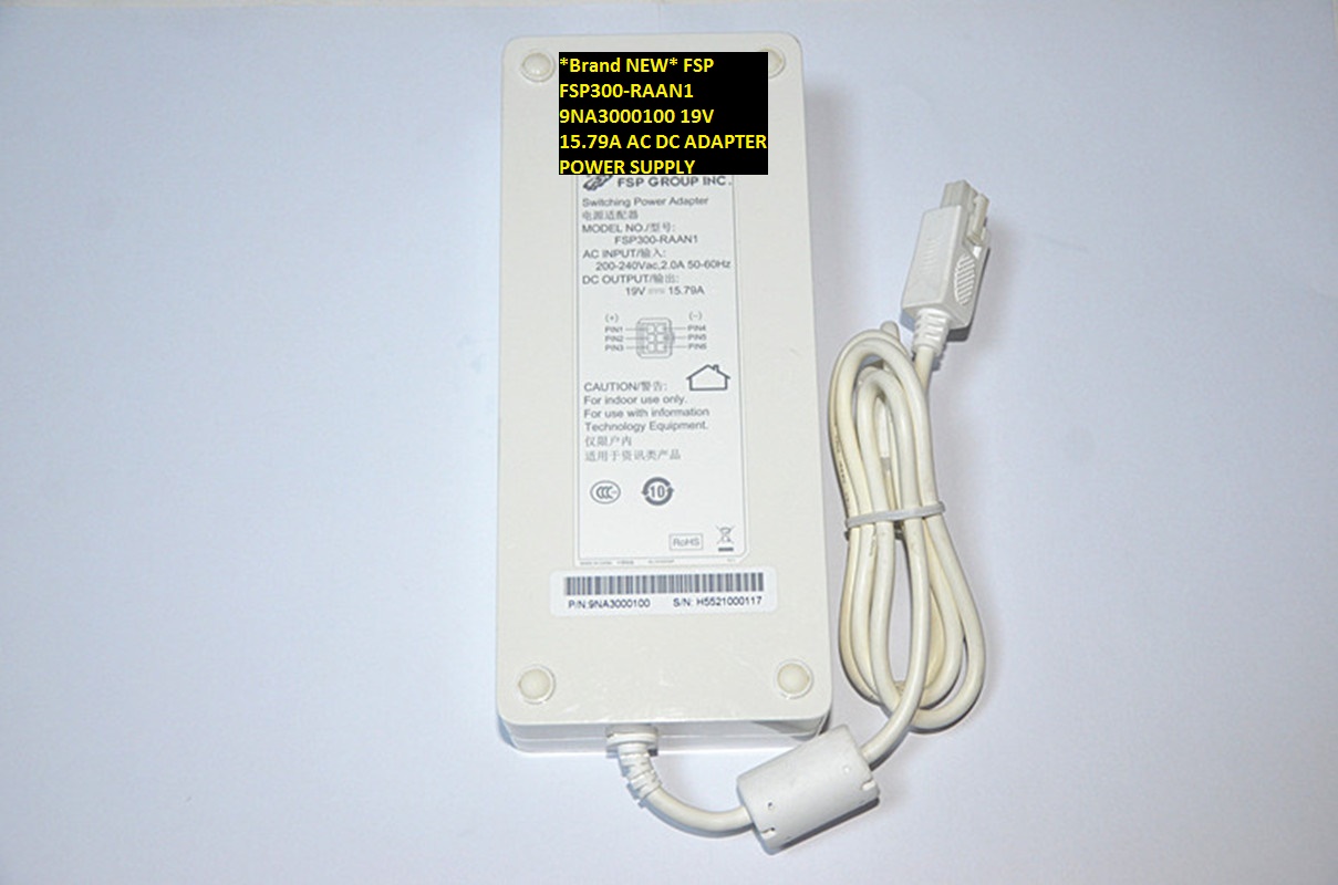 *Brand NEW* FSP FSP300-RAAN1 9NA3000100 19V 15.79A AC DC ADAPTER POWER SUPPLY